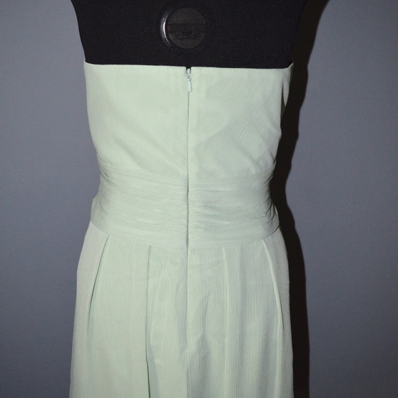 Davids Bridal Short Chiffon Crinkle Dress - Picture 7 of 9